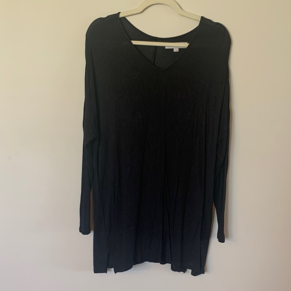Women’s Loft Black Top - Long Sleeve - XL